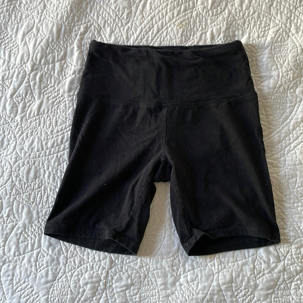 Black biker shorts
